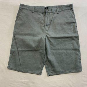 DC Shoe Co. Mens Walking Shorts Gray 38 Cotton Ble